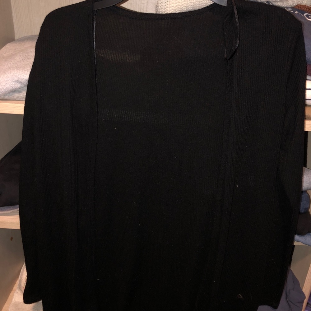 Black cardigan